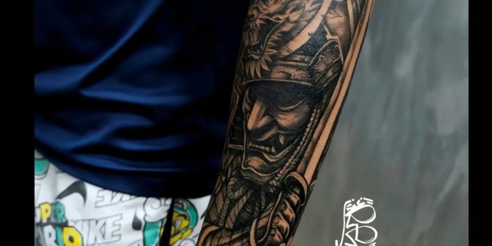 TATTOO GUERREIO ORIENTAL - TATUADOR RENAN REA