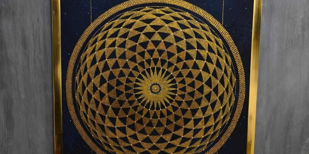 TELA GEOMETRIA TORUS - DISPONÍVEL - ARTISTA RENAN REA