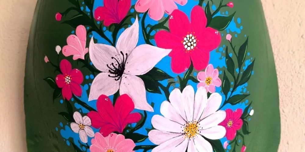 QUADRO FLORAL -VENDIDO - ARTISTA RENAN REA