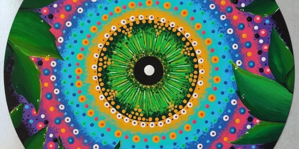 QUADRO MANDALA -VENDIDO - ARTISTA RENAN REA