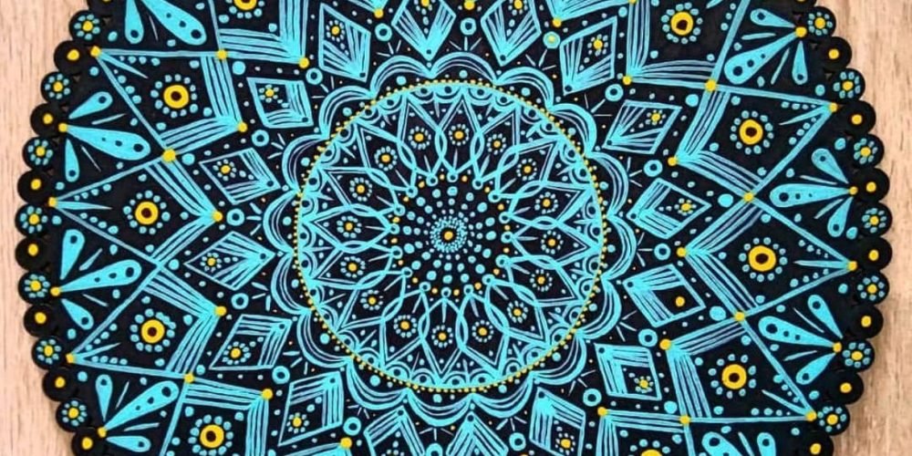 QUADRO MANDALA VENDIDO - ARTISTA RENAN REA