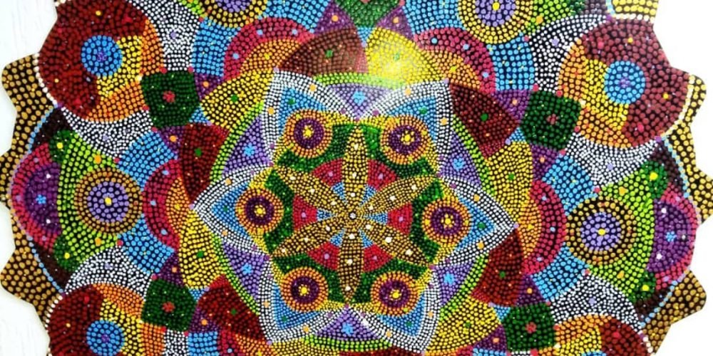 QUADRO MANDALA DISPONÍVEL - ARTISTA RENAN REA